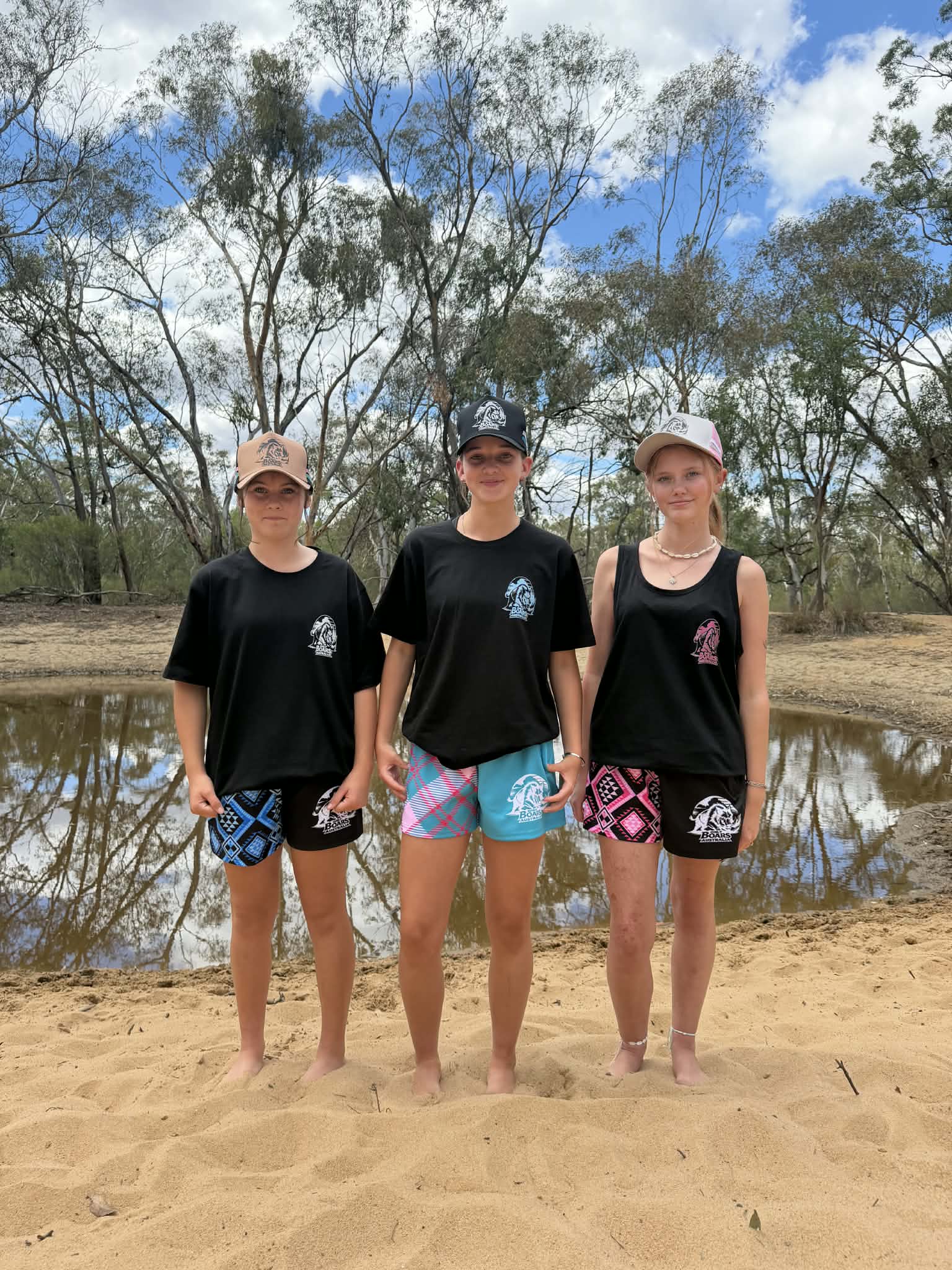 Black T-Shirt with white logo