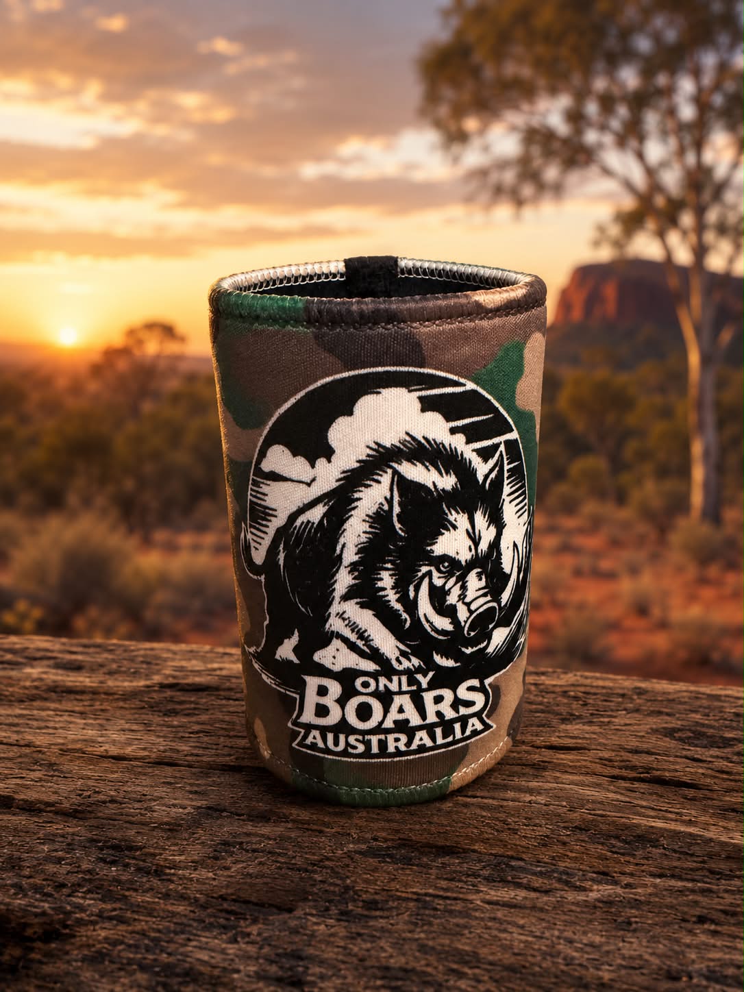Camo stubby holder