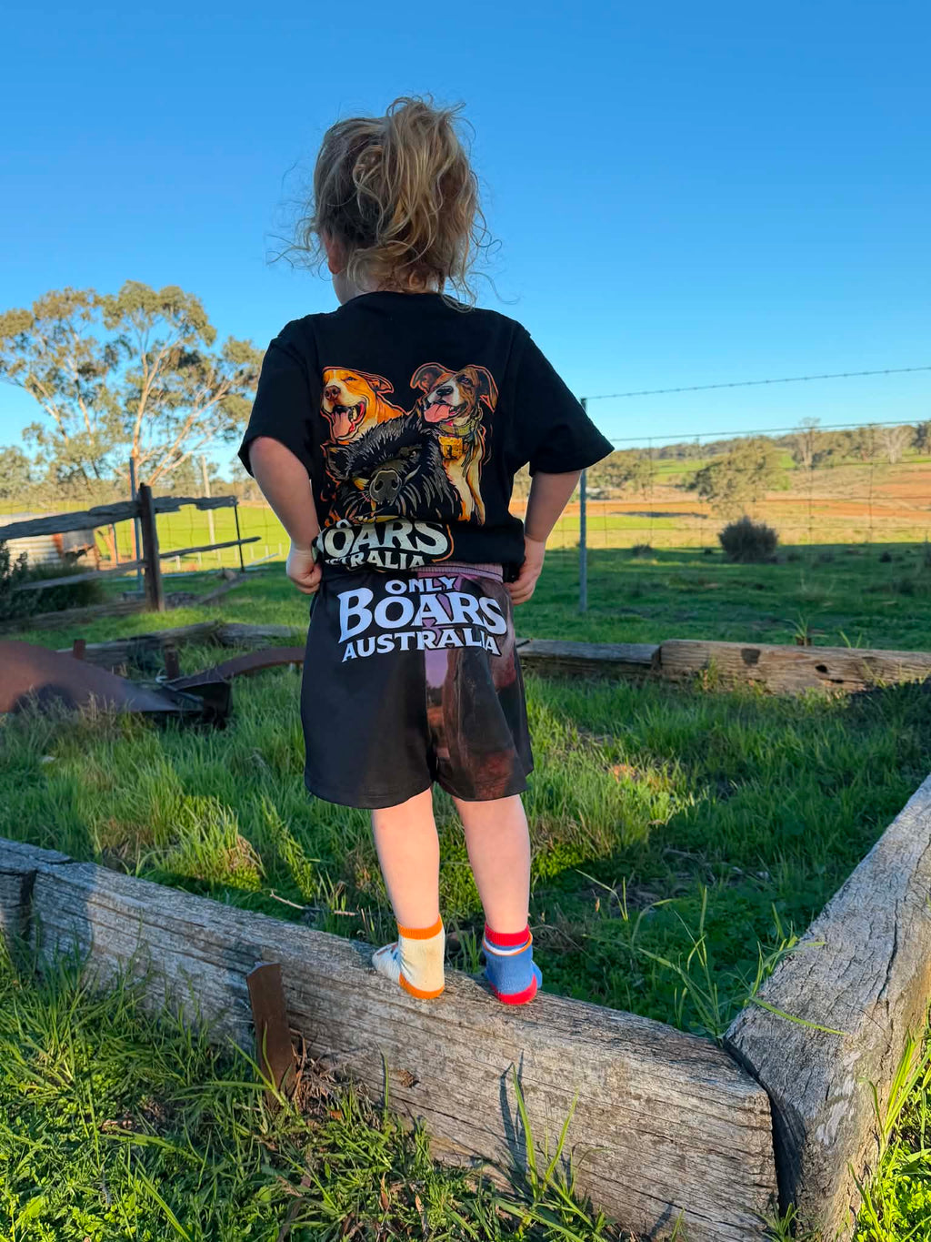 Kids Dogs Pride Footy Shorts