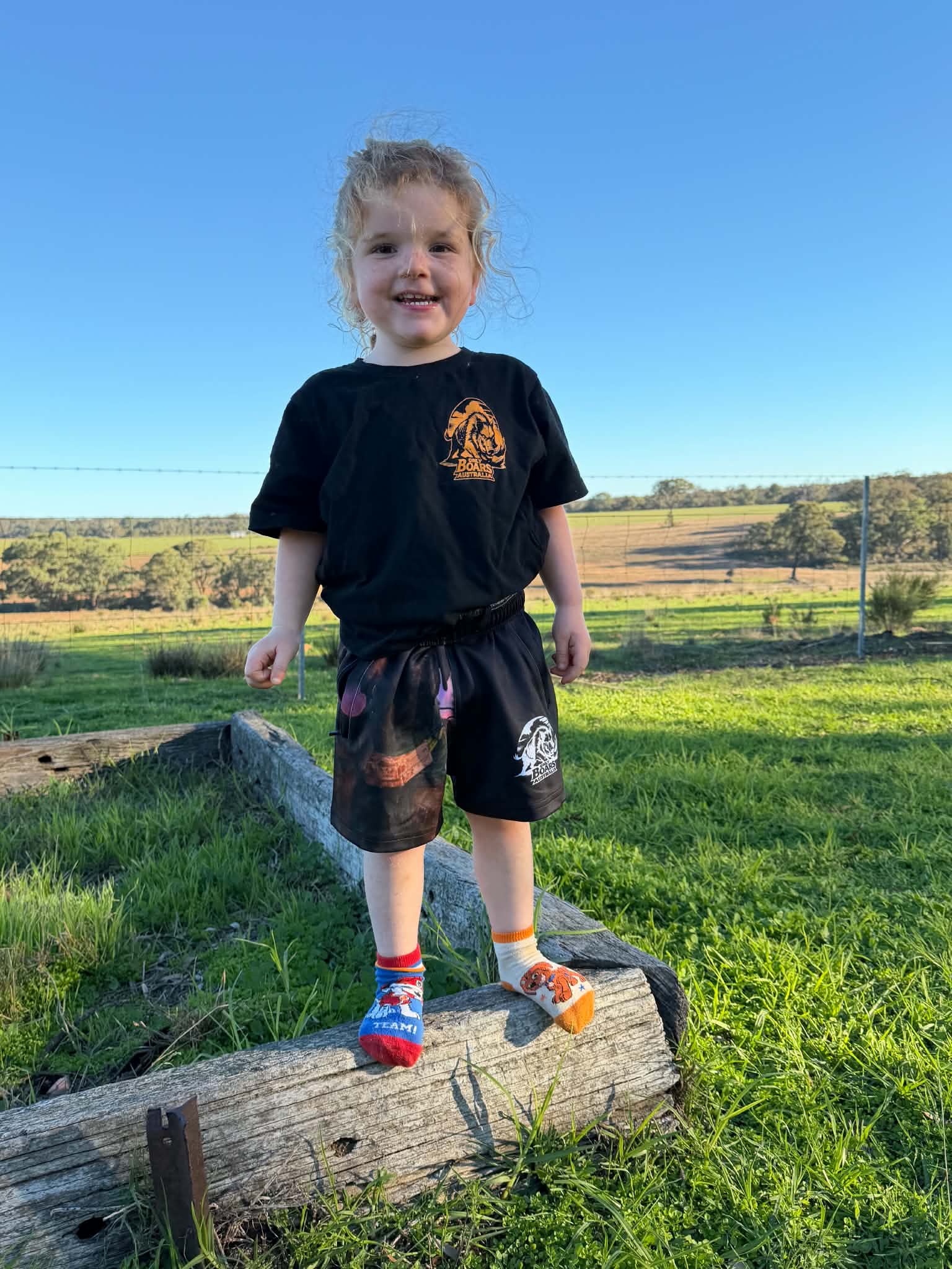 Kids Dogs Pride Footy Shorts