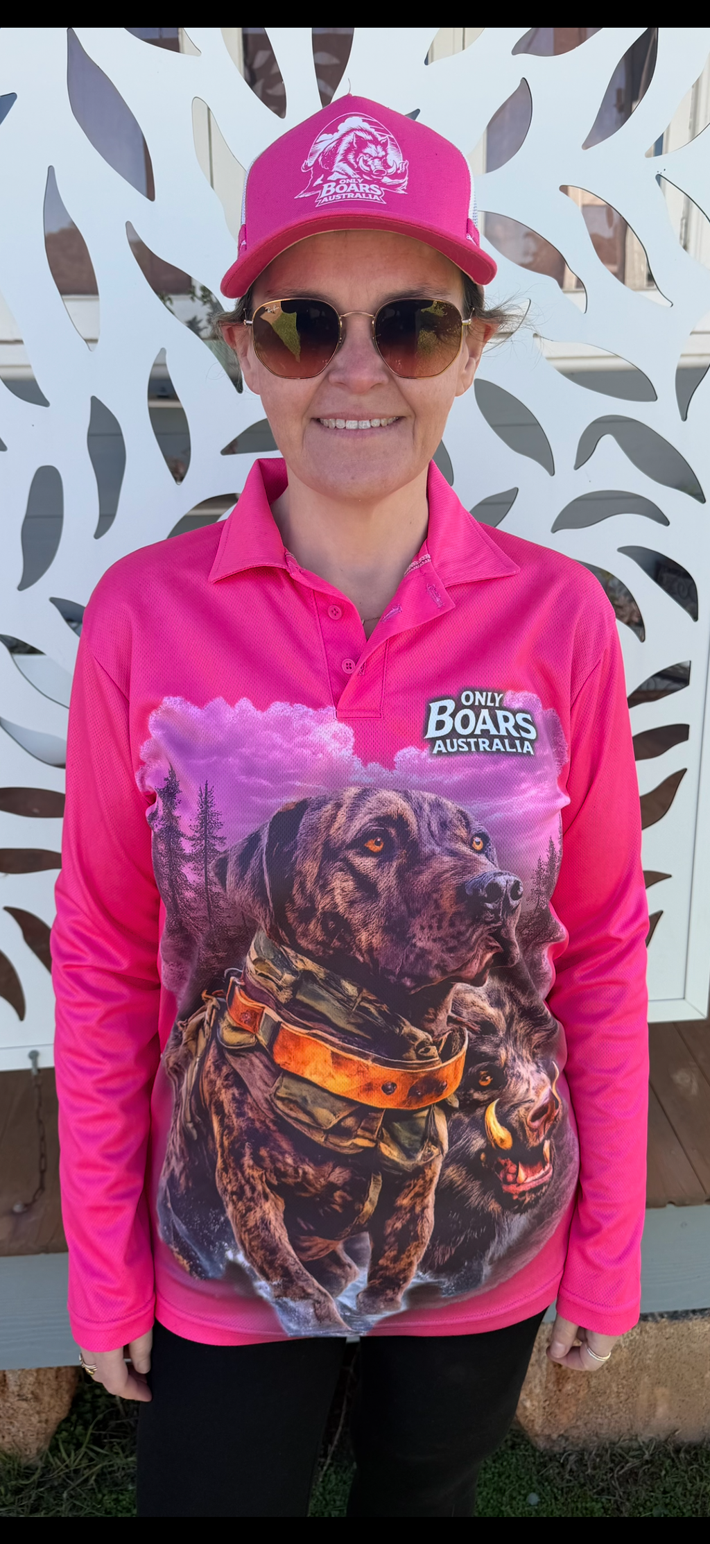 Pink Fishing Shirt
