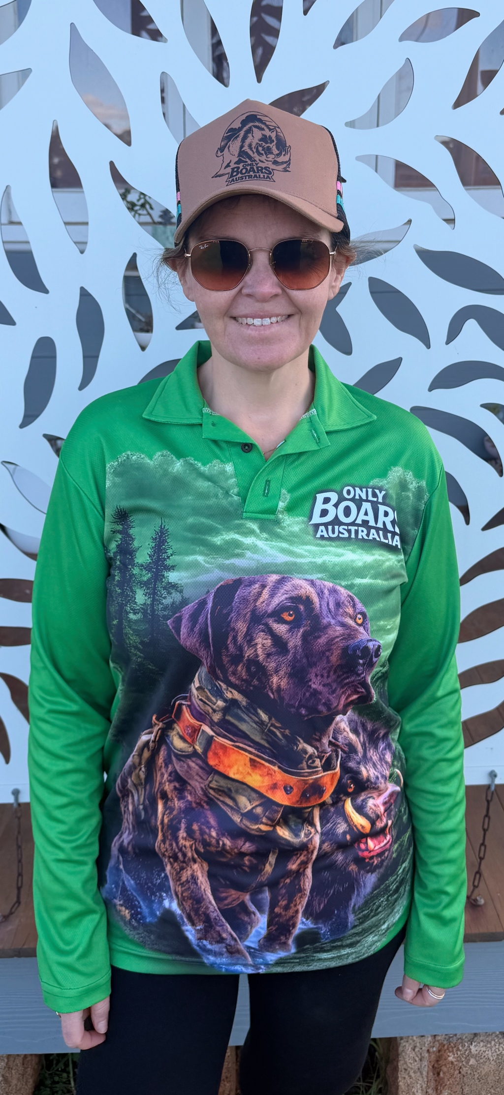 Green Fishing Shirt