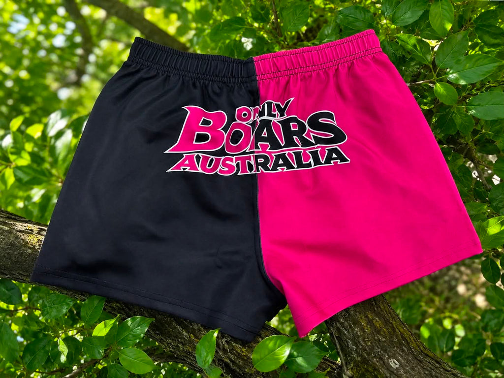 Hot Pink Footy Shorts