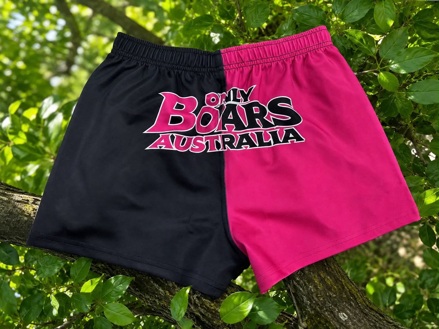 Hot Pink Footy Shorts