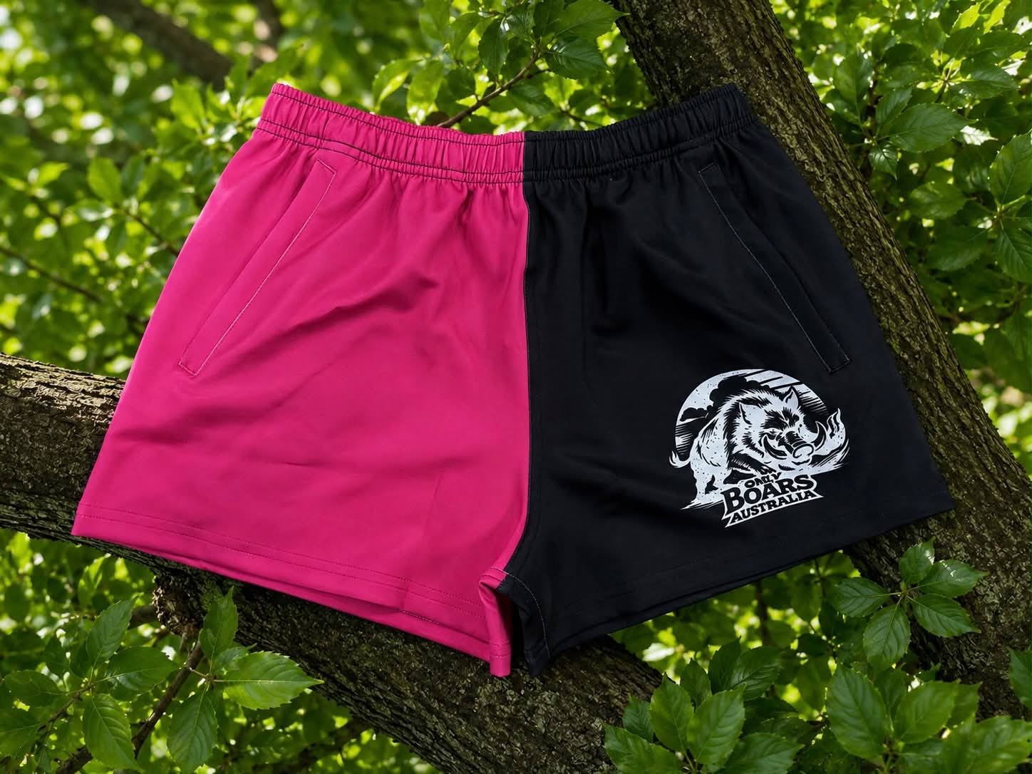 Hot Pink Footy Shorts