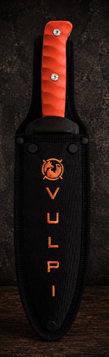 Orange Vulpi pig sticker