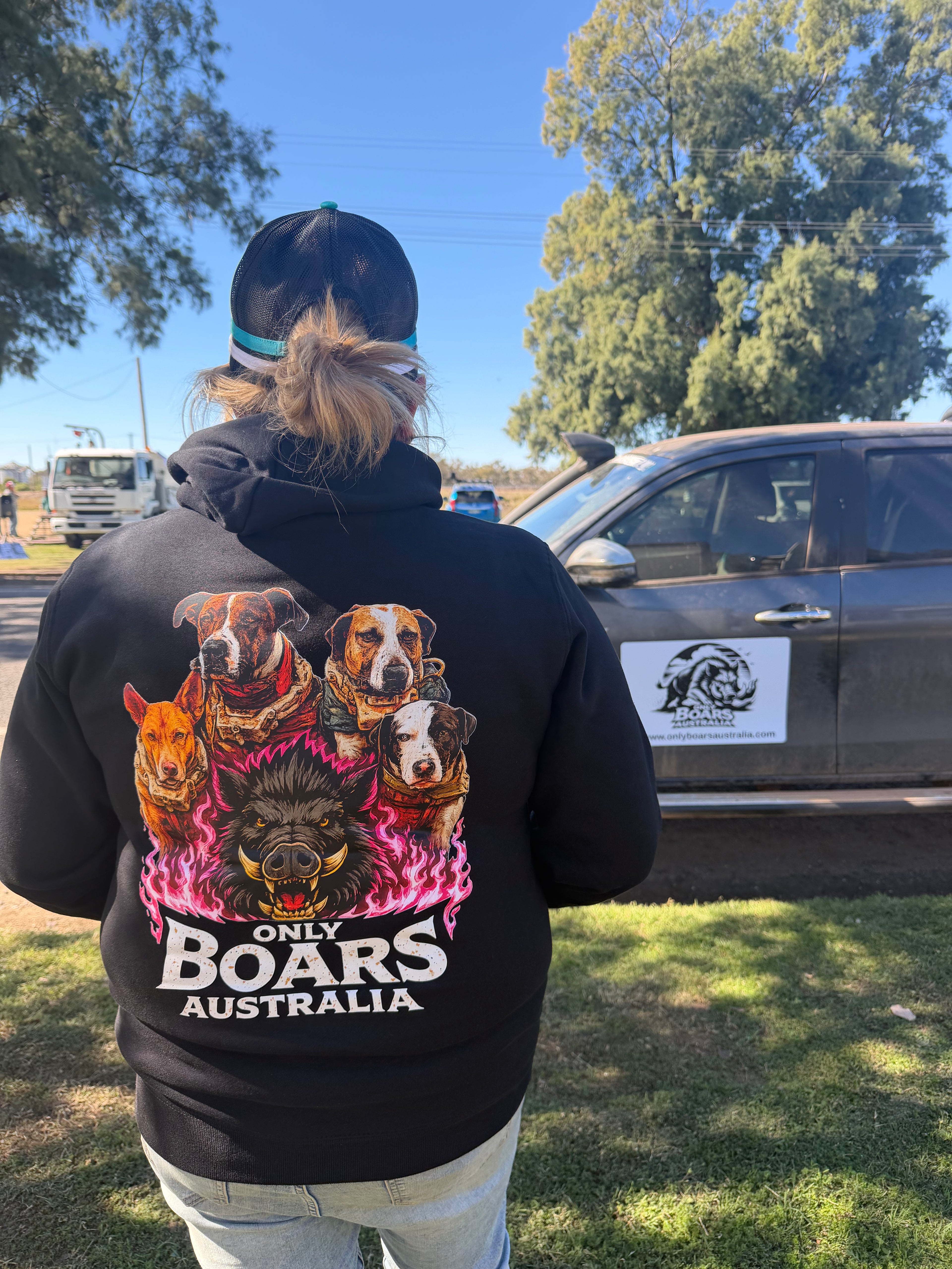 Pink Pig Dogs hoodie