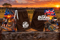 Aussie Themed footy shorts