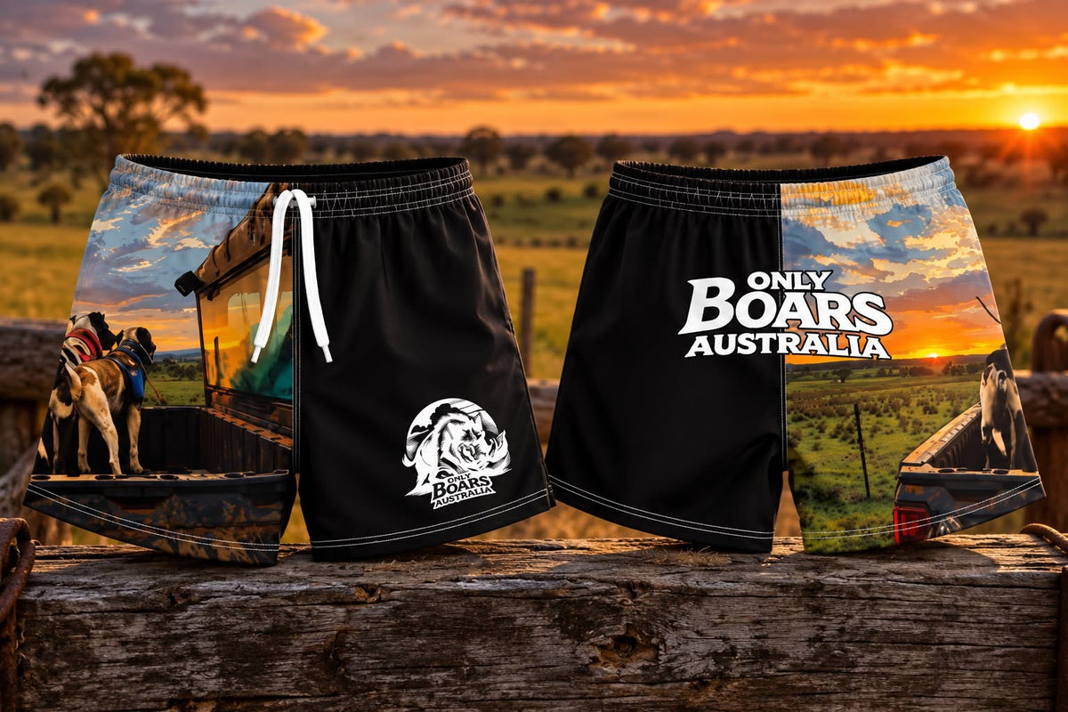 Dog Butt footy shorts