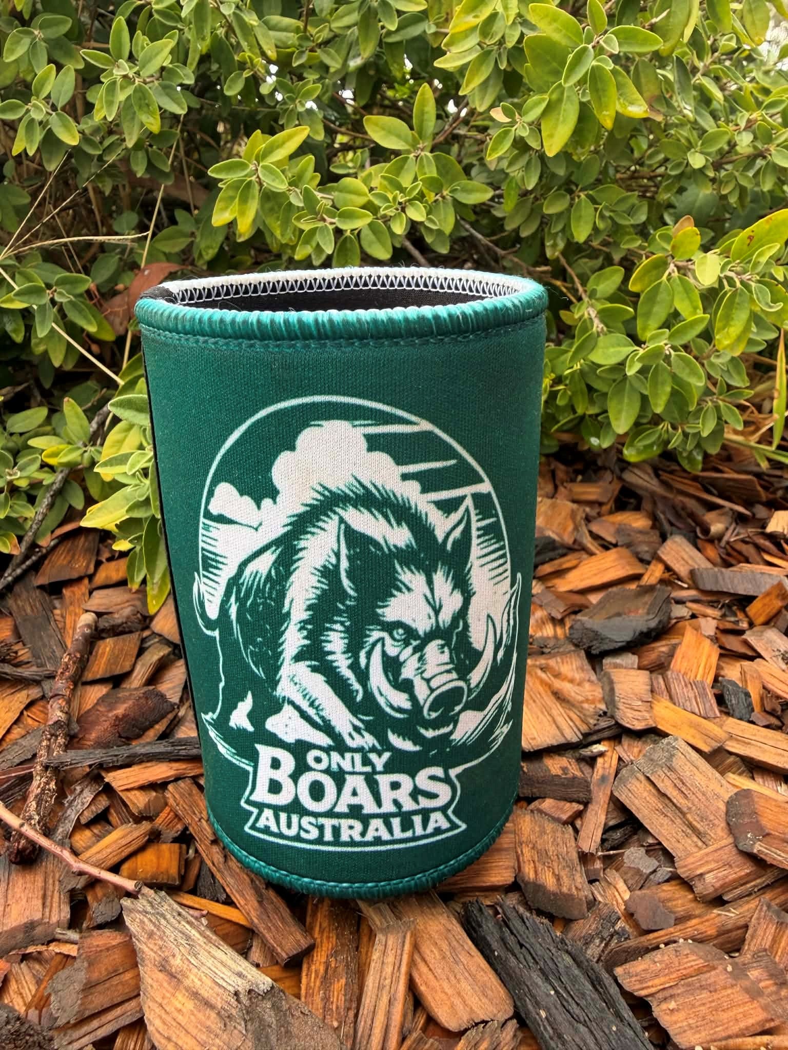Green stubby holder