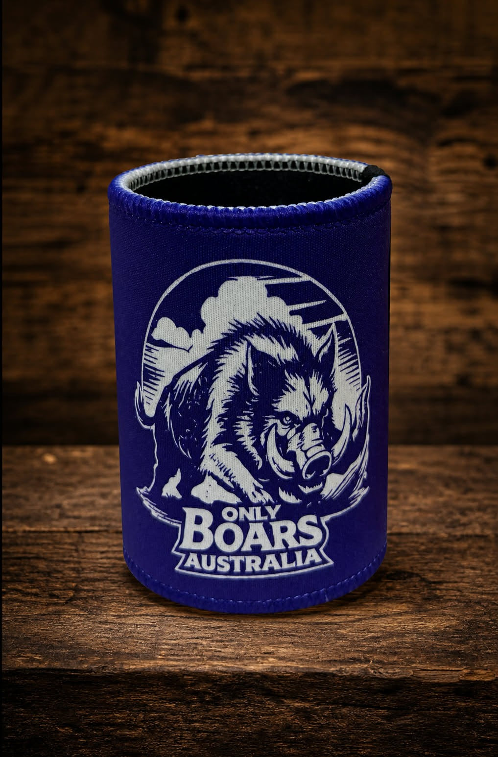 Purple stubby holder