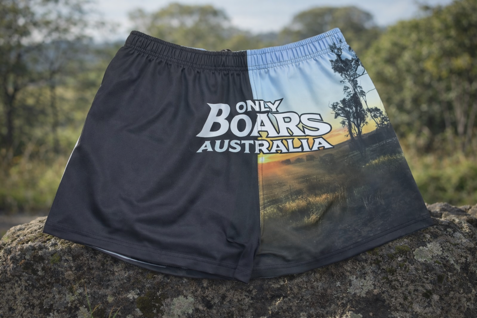 Custom photo footy shorts